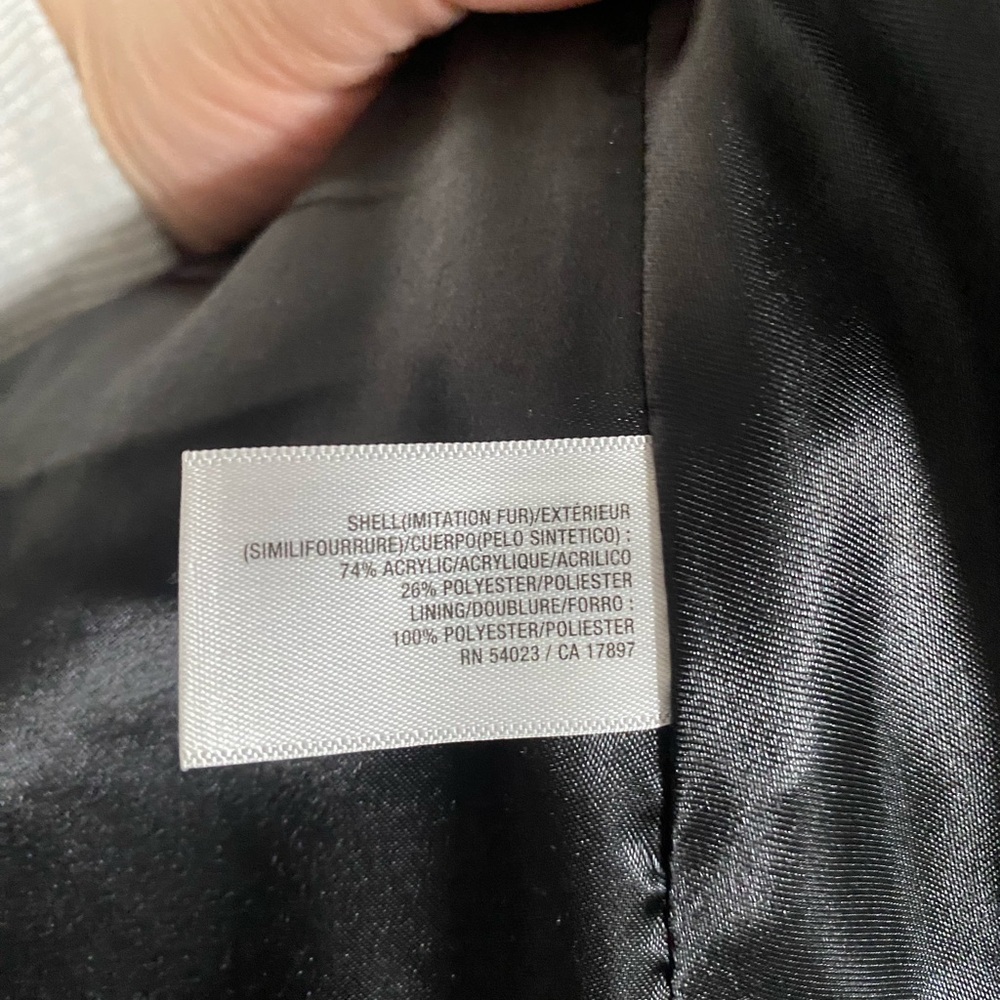 Old Navy Leopard Print Faux Fur Jacket Toddler Girls 5T - Picture 7 of 7